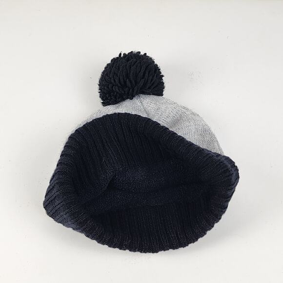 NBA Brooklyn Nets Mitchell & Ness Winter Ski Hat Cuffed Pom Beanie - Picture 3 of 10